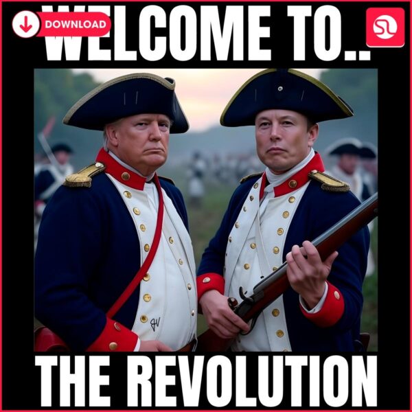 Join the Revolution Hilarious Trump Musk SVGPNG