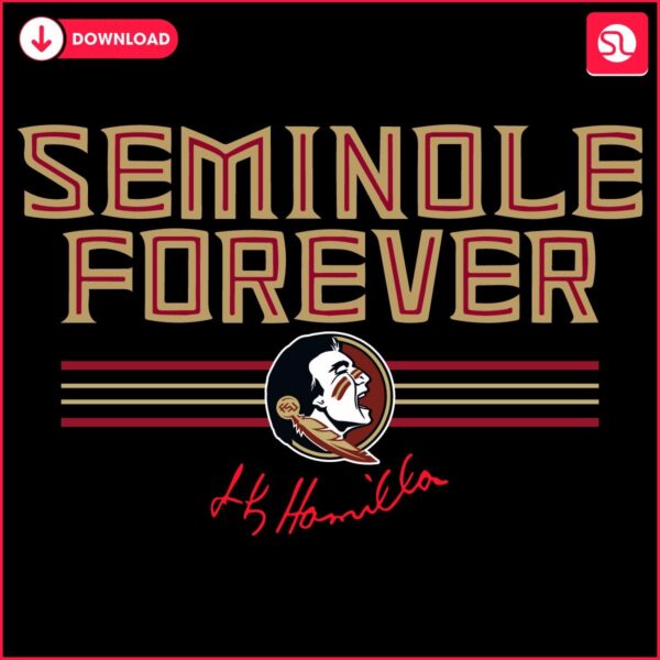 Leonard Hamilton Seminole Forever Signature SVG