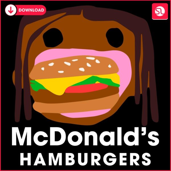 Travis Scott McDonalds Burger Magic SVG